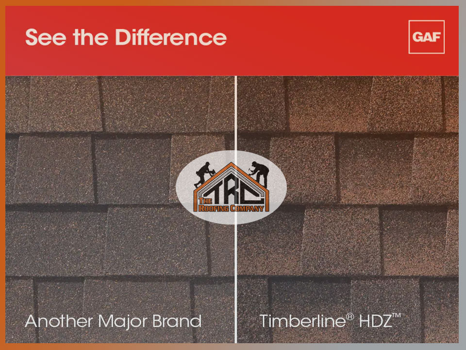 GAF Timberline HDZ shingle vs other shingle